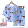 Summer Cotton Pajama Set Thin Air Conditioning Wear for Kids Baby Home Loungewear