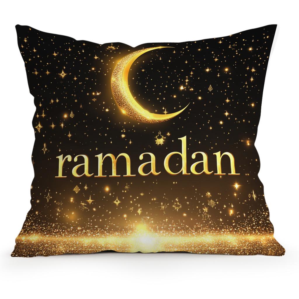 Ramadan Cushion Pillowcase Printed Polyester 40/45/50Cm Throw Pillowcover Decorative Sofa Cushion Pillowslip Home Decor