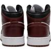 Air Jordan 1 Mid SE GS Dark Pony Kids Sneakers White Black HF3193-102