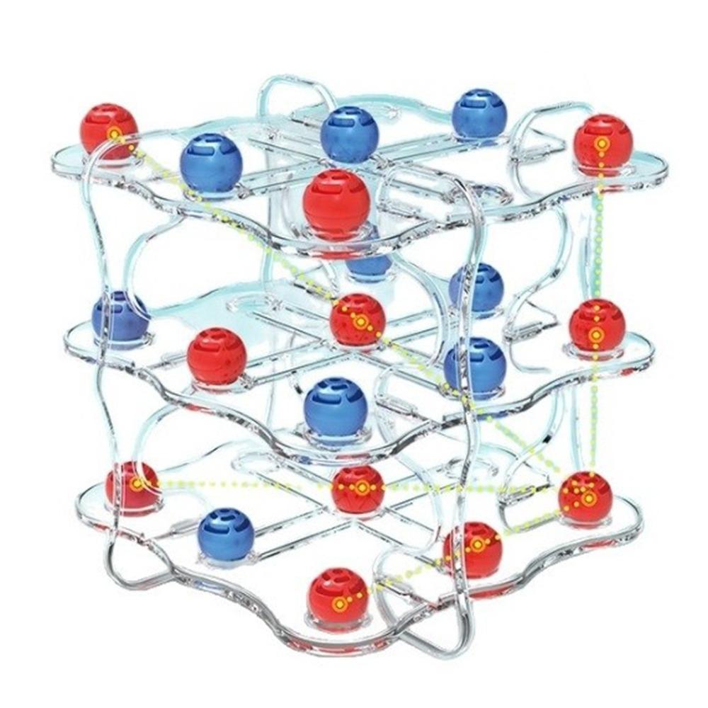 3D 3D TIC-TAC-TOE Game Table Games Strategy Board Games  Parent Child Interaction