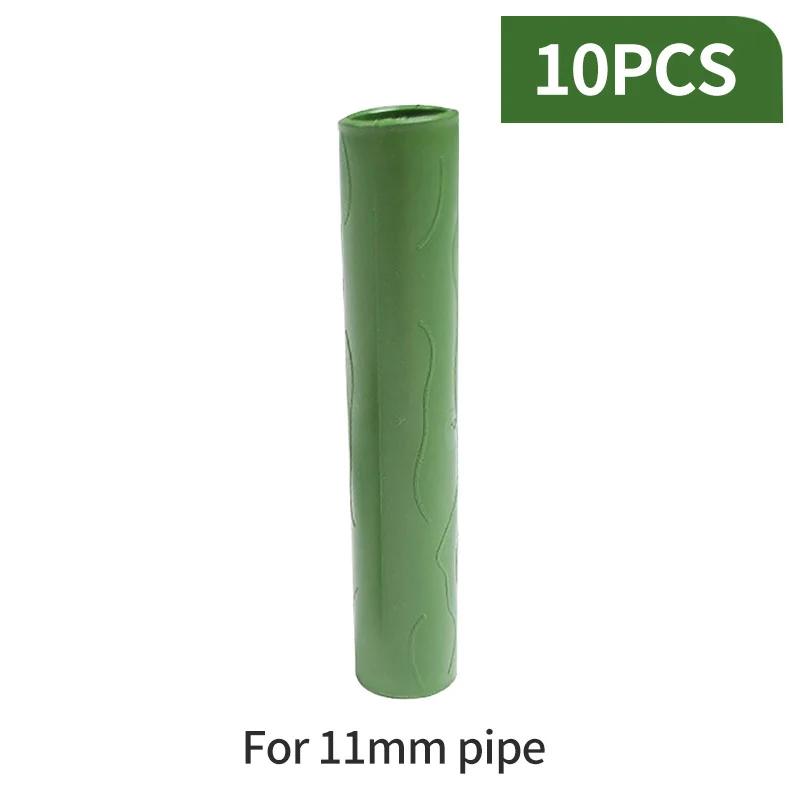Plant Support Stakes Garden Vine Climbing Rack Pillar Plastic Coated Steel Pipe Greenhouse Bracket Connector Vegetables Planting
