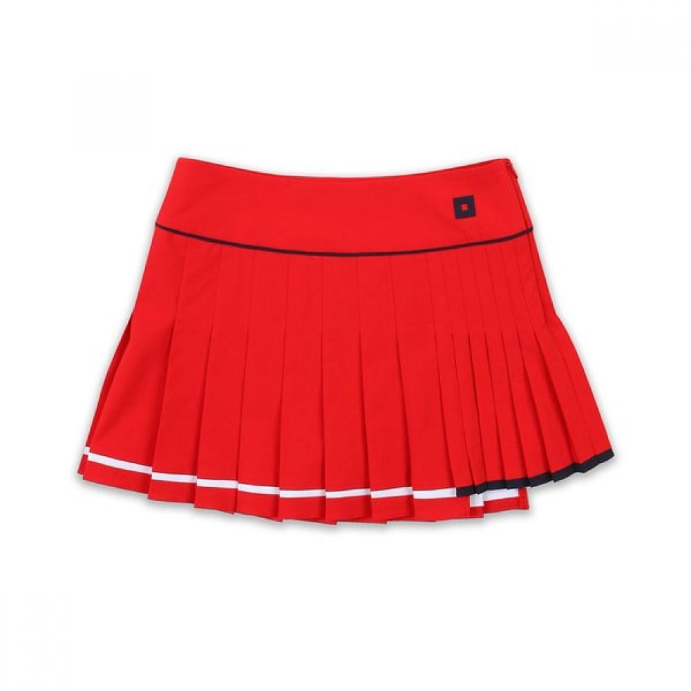 Onoff Women S Pleated Point culotteS With Inner ShortS Of4012la Red