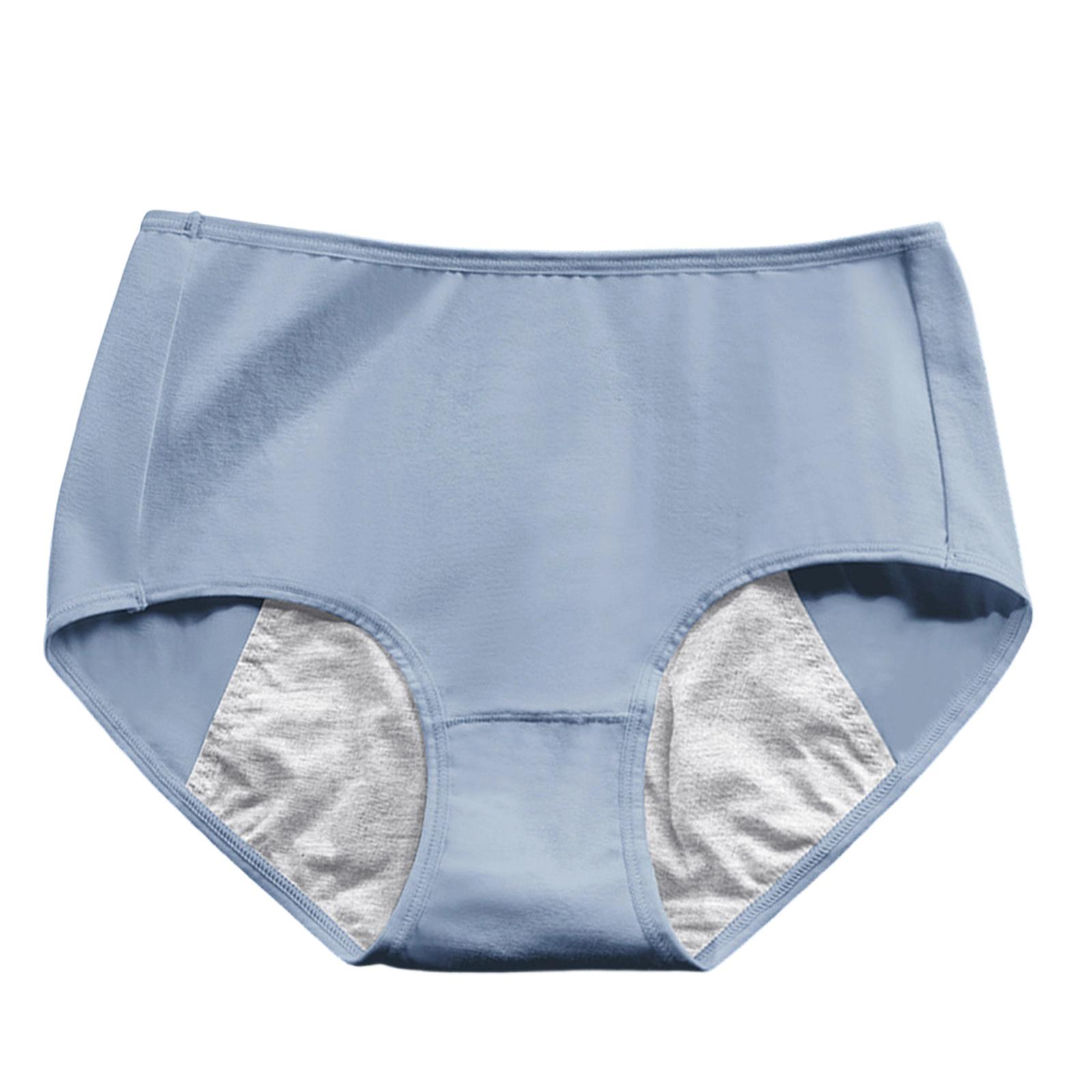Women s Mid-Waist Breathable Plus-Size Underwear Menstrual Hygiene Panties XL