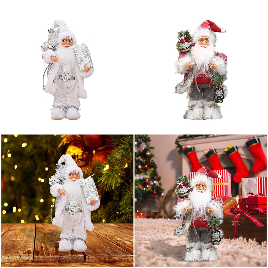 Weihnachtsmann Weihnachtsfigur Puppe Niedliches Geschenk Dekorative Verzierung Tischplatte Weihnachtsdeko für