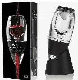 

Magic Rapid Wine Decanter, Unbreakable Plastic Aerator for Wine Lovers, Gift-Ready Promotional Accessory for Parties & Home Bars чёрный
