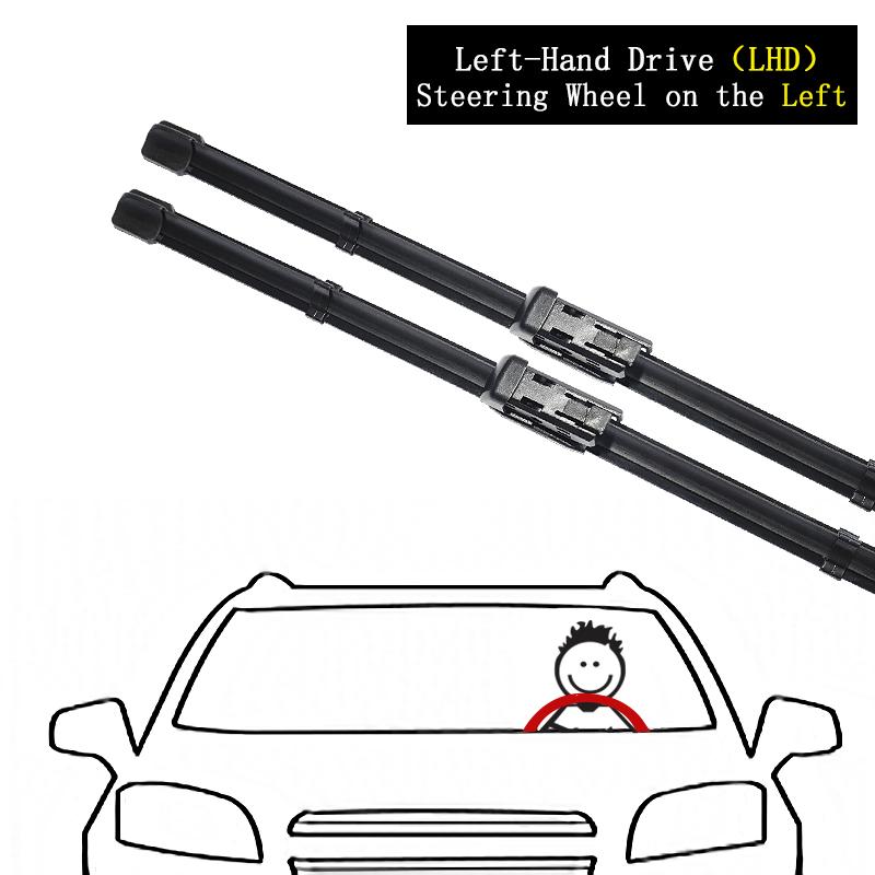 

Для Mini Clubman F54 MK2 2015~ Щетки стеклоочистителя для передних окон, щетки для лобового стекла, резак для автомобильных аксессуаров LHD