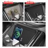 for BMW X3 2025 Car Anti-Slip Pad Silicone Center Console Wireless Charger Interior Accessories Black