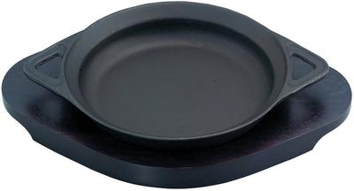 Steak Petit IH Wooden Stand IH Waraku Plate, Plate, Compatible, Included, Compatible, 16.5cm,