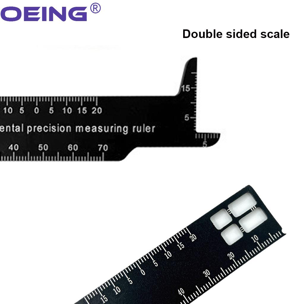 Dental Precision Measuring Ruler Tooth Gap Photography Dentistry Gauge Span Measure Scale Endodontic Instrument Orthodontic Tool
