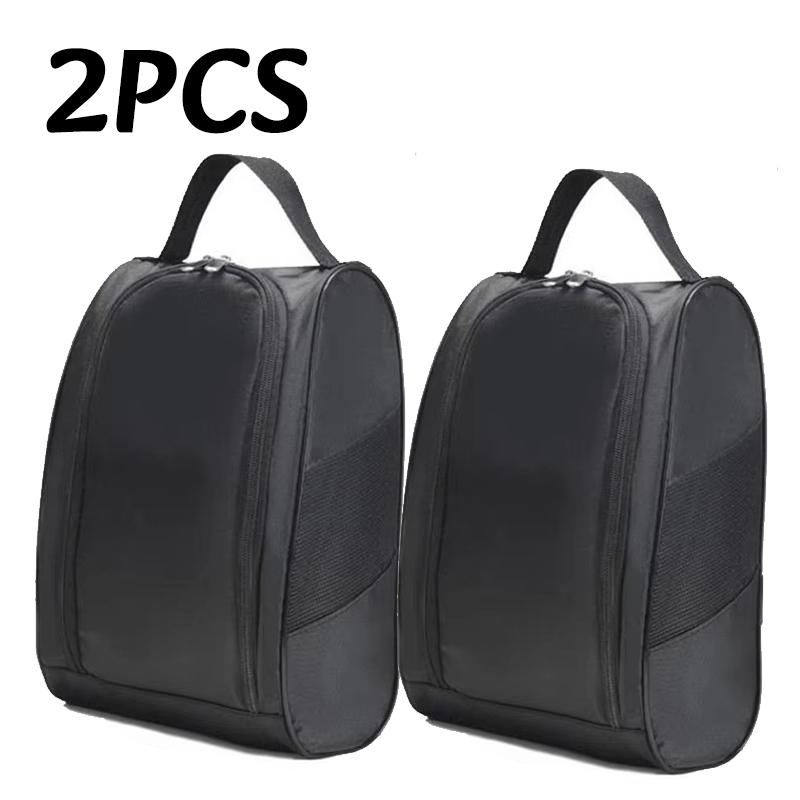 1/2 Stück Tragbare Oxford-Stoff Fußballschuhtasche Unisex Schuh-Tragetasche Schuhtasche mit Reißverschluss Wasserdichte Reise-Schuhaufbewahrungstasche