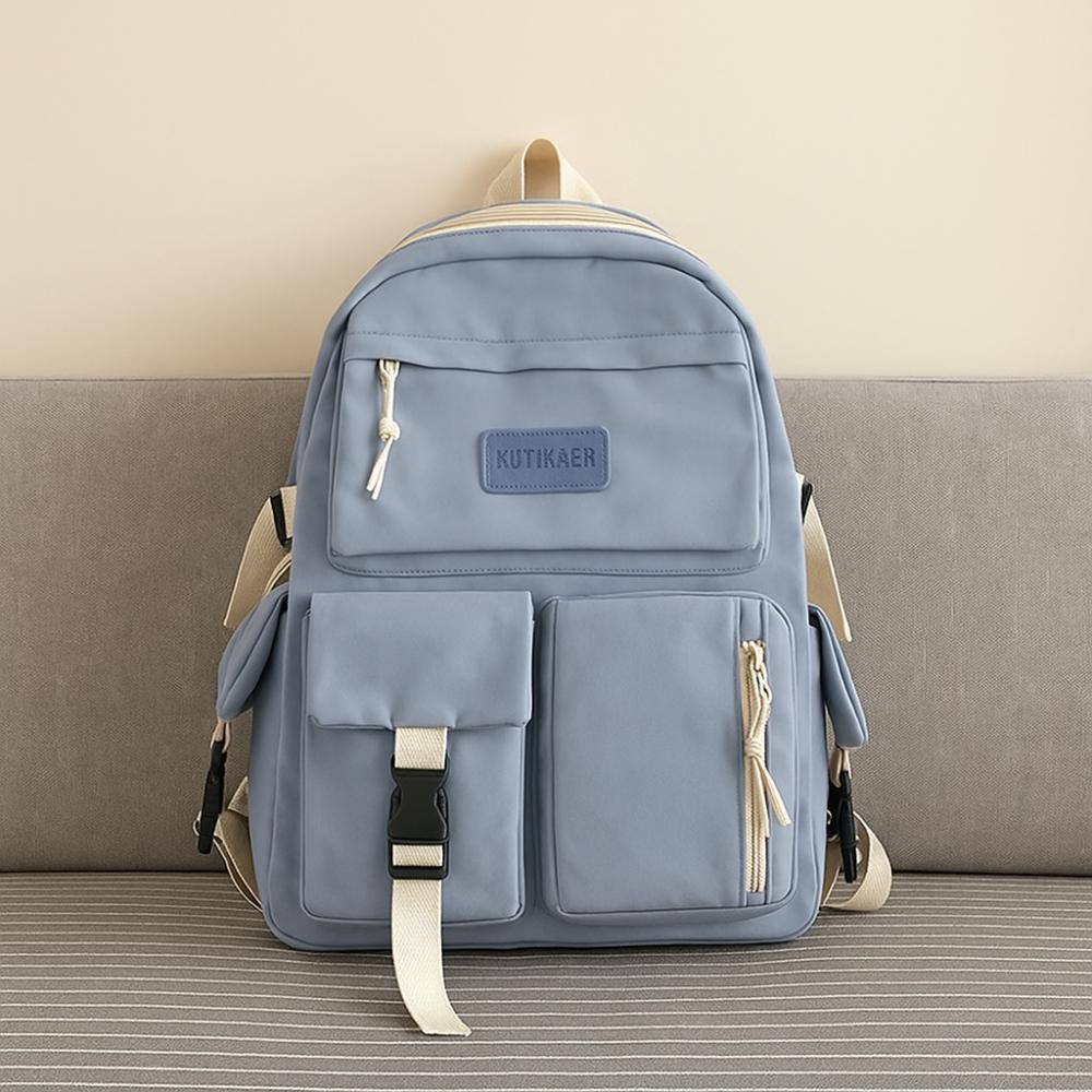 Breathable School Backpack Large Capacity Casual Backpack Fashion Laptop Backpack  Travel синий
