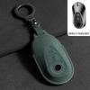 Suede Leather Car Key Case for Mercedes Benz E Class W213 W205 E200 E260 E300 E320 AMG CLA 2018 2019 2020 Remote Fob Shell Case