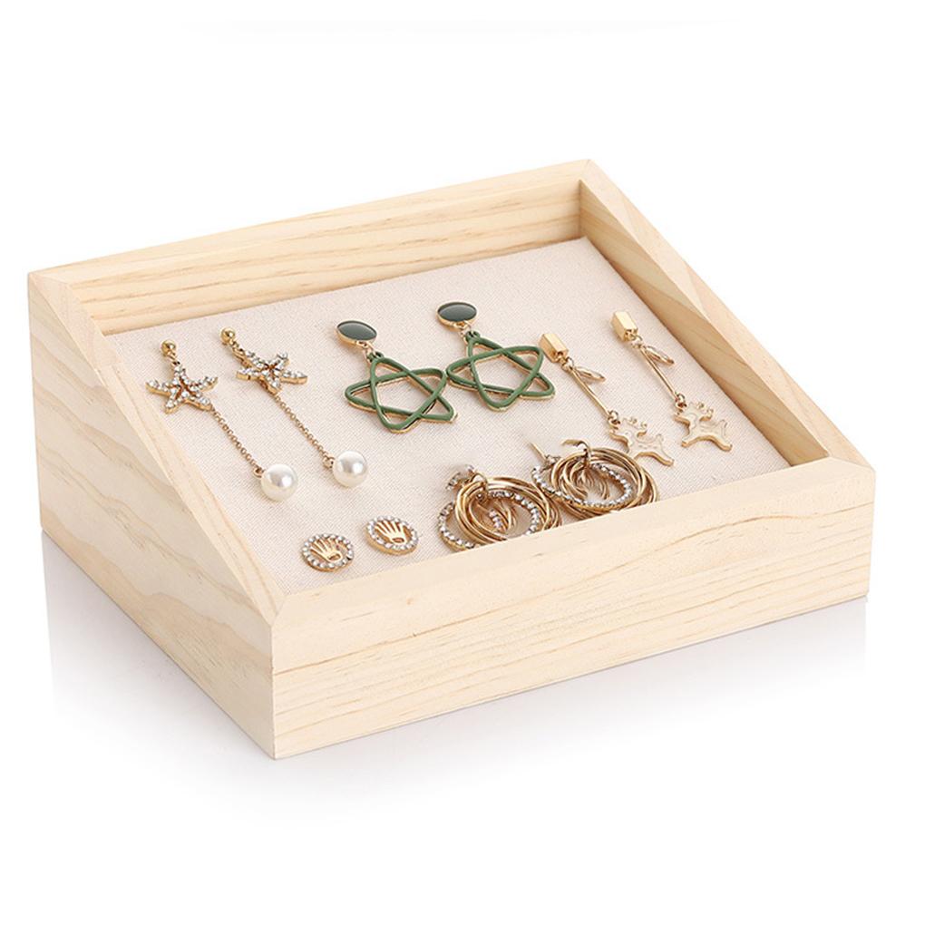 Store Portable Earring Storage Tray Ears Hook Earrings Pendant Display Case Portable Large Capacity Jewelry Box Organizer