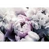 Purple White Peony Floral Wall Mural Large Flower Wallpaper Home Decor