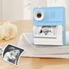 Kinder-Druckkamera mit 3 Rollen Druckpapier HD Dual-Objektiv Foto-Video-Rekorder für Outdoor-Spiel-Fotografie