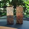 Retro Cork Folding Triangle Glasses Case for Men Women Sunglasses Box Portable Travel Glasses Storage Box Eyewear Accessories