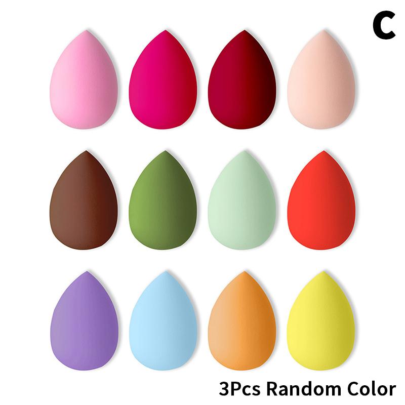3Pcs Cosmetic Sponge Wet And Dry Smear-Proof Makeup Sponge Puff Beauty Tool Super Soft Professional Makeup Tool For Women Girls
