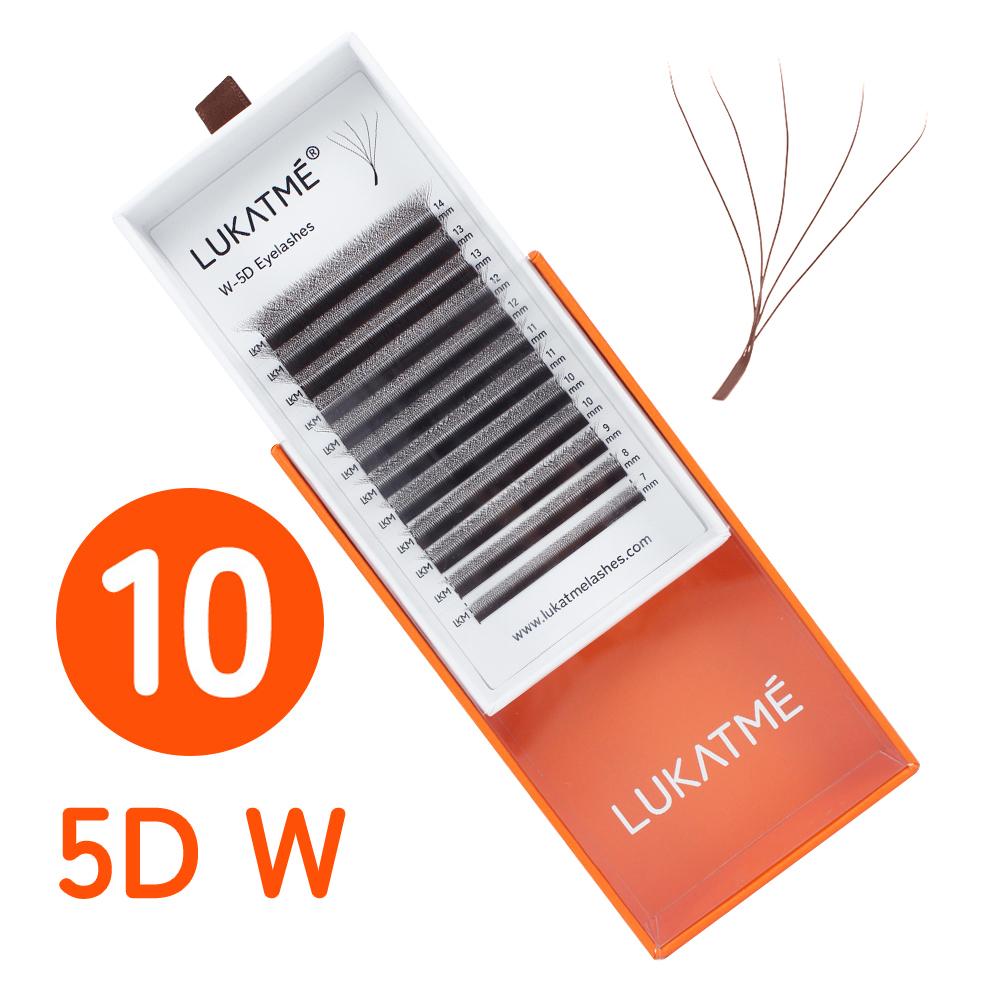 10PCS/SET LUKATME Premade Fans False Eyelashes 3D-7D W Shape Curl D 8-15mm Mix 3D 4D 5D 6D 7D Wholesale Eyelash Extensions