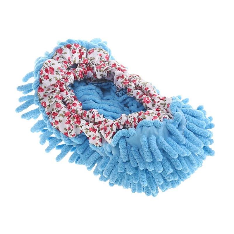 1PCS Multifunction Floor Dust Cleaning Slippers Shoes  Cloth Lazy Mopping Shoes Home Floor Washable Cleaning Microfiber Cloth