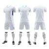 Breathable Short-Sleeve Soccer Jersey Set with Custom Print Options (8012)