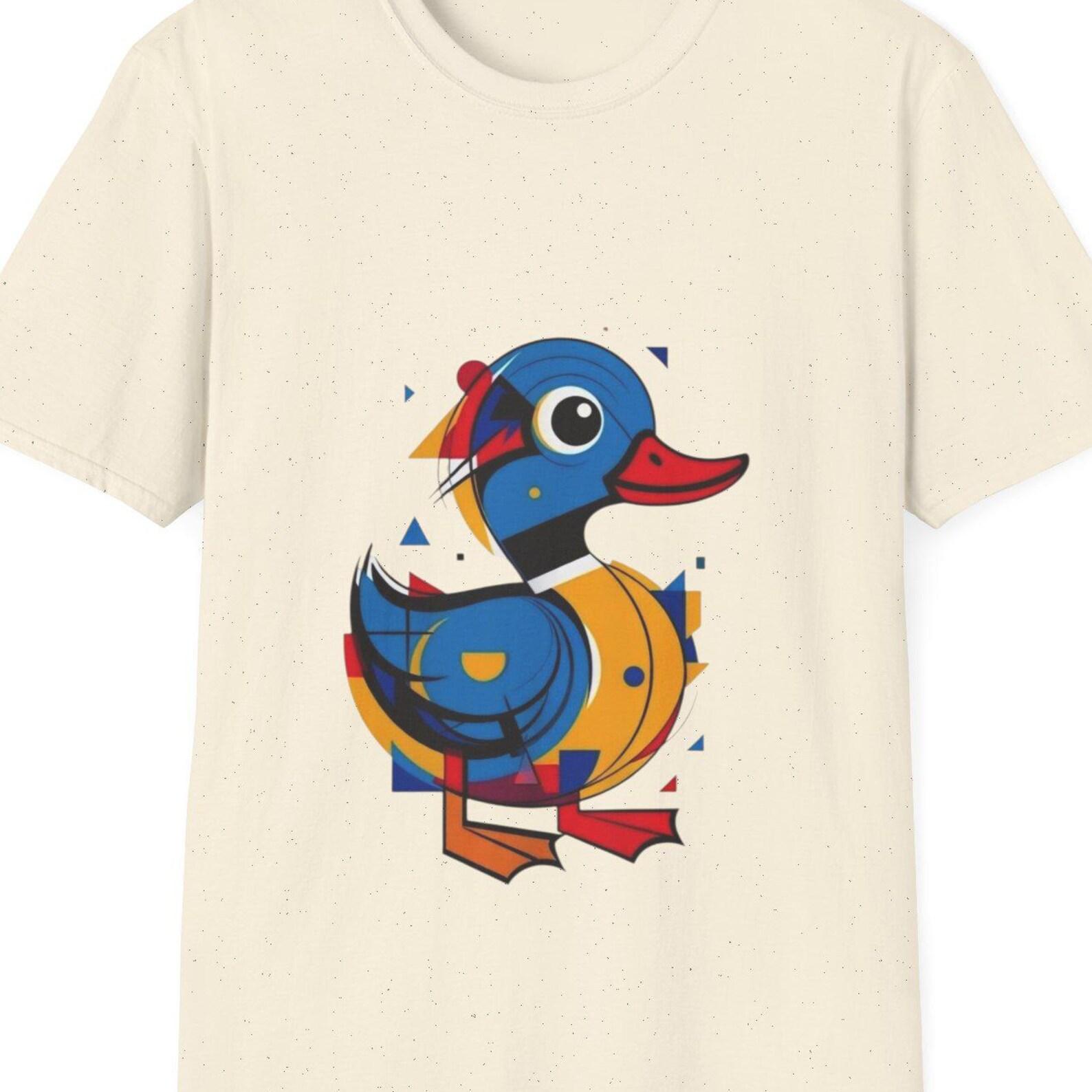 Pop Art Duck T-Shirt | Abstract Kids Cartoon Duck 100