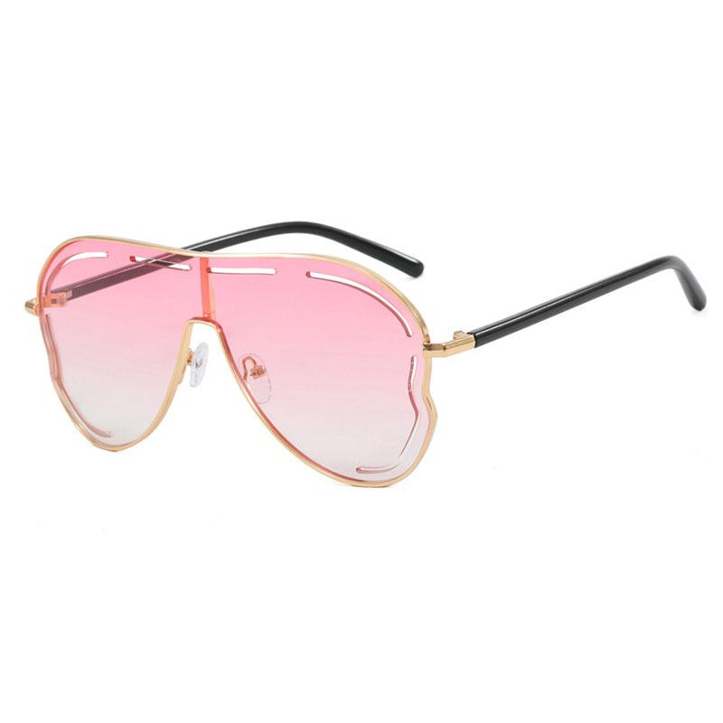 Luxury Brand Designer Vintage Hollow Butterfly Pilot Sunglasses Women Sun Glasses Punk Popular Oversized Big Frame Shades Uv400