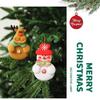 30 Pcs Plush Doll Socks Christmas Tree Pendants Christmas Tree Decorations Ornaments Set Lovely Santa Hanging Ornaments