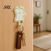 Decorative Hooks for Hanging Spatulas Cartoon Puzzle Key Hook, Heavy Duty Traceless Plastic Wall Hanger, Hangers Space Saving Self Adhesive