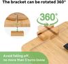 foldable solid bamboo couch armrest coaster cup mat pads rack holder tray storage organizer for snack pad coffee accessories