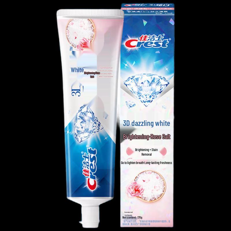 Crest 3D White Rose Salt Whitening Toothpaste