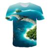 Factory direct sales 2020 new dinosaur digital printing 3dt-shirt