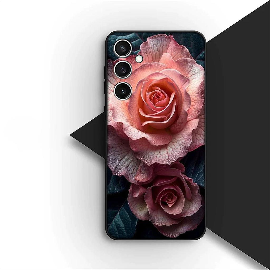 Cover for Xiaomi Poco C75 C65 C85 X7 X6 M8 F7 F8 Ultra F6 Pro Casing Phone Case Red Rose Flower Elegant Bloom Pink Peony