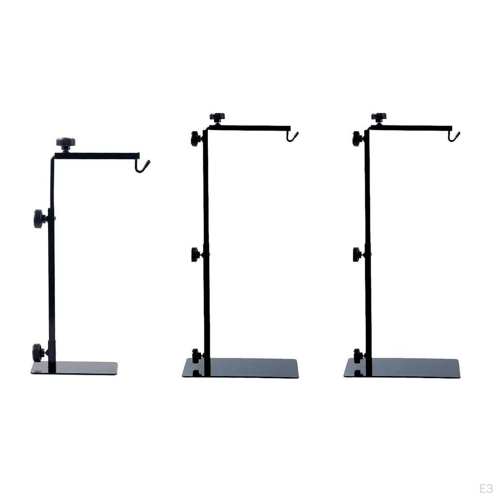 Nastavitelný držák lampy pro plazy, přenosné podpůrné ještěrky a gekony