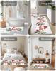 Christmas Snowman Snowflake Xmas Tree Kitchen Mats Decor Winter Xmas Non Slip Corridor Balcony Rugs Bath Doormat Foot Mat Decor
