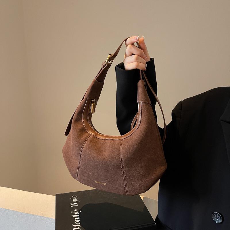 Casual Dumpling Bag Women's Autumn New Simple and Fashionable Underarm Bag Niche Fashion Sense Single Shoulder Women's Bag