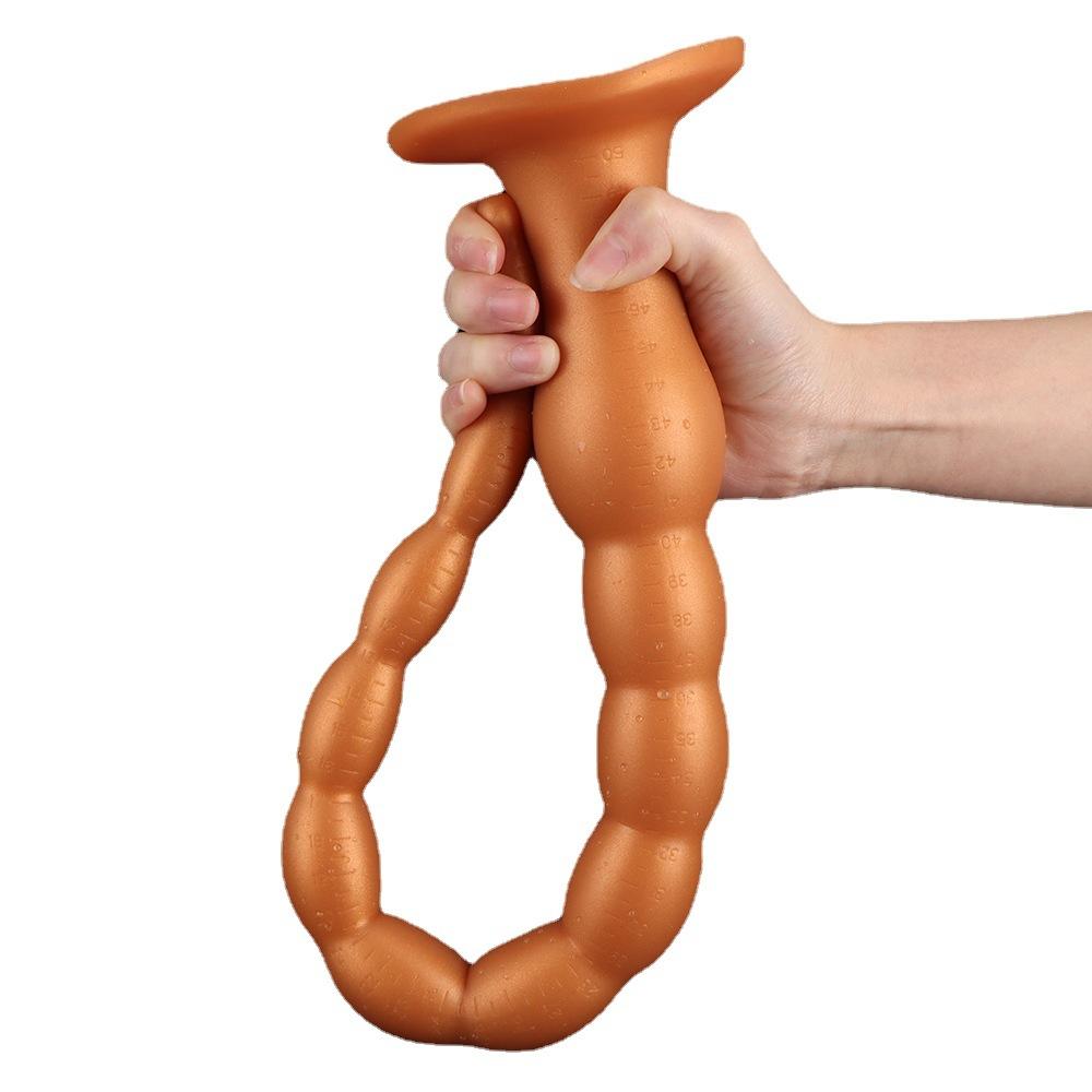 Super Long Silicone a Kind of Love Toys Butt Plug Soft Men's and Women's Tail Anal Whip Climax Masturbation Device Sexy Sex Toy
