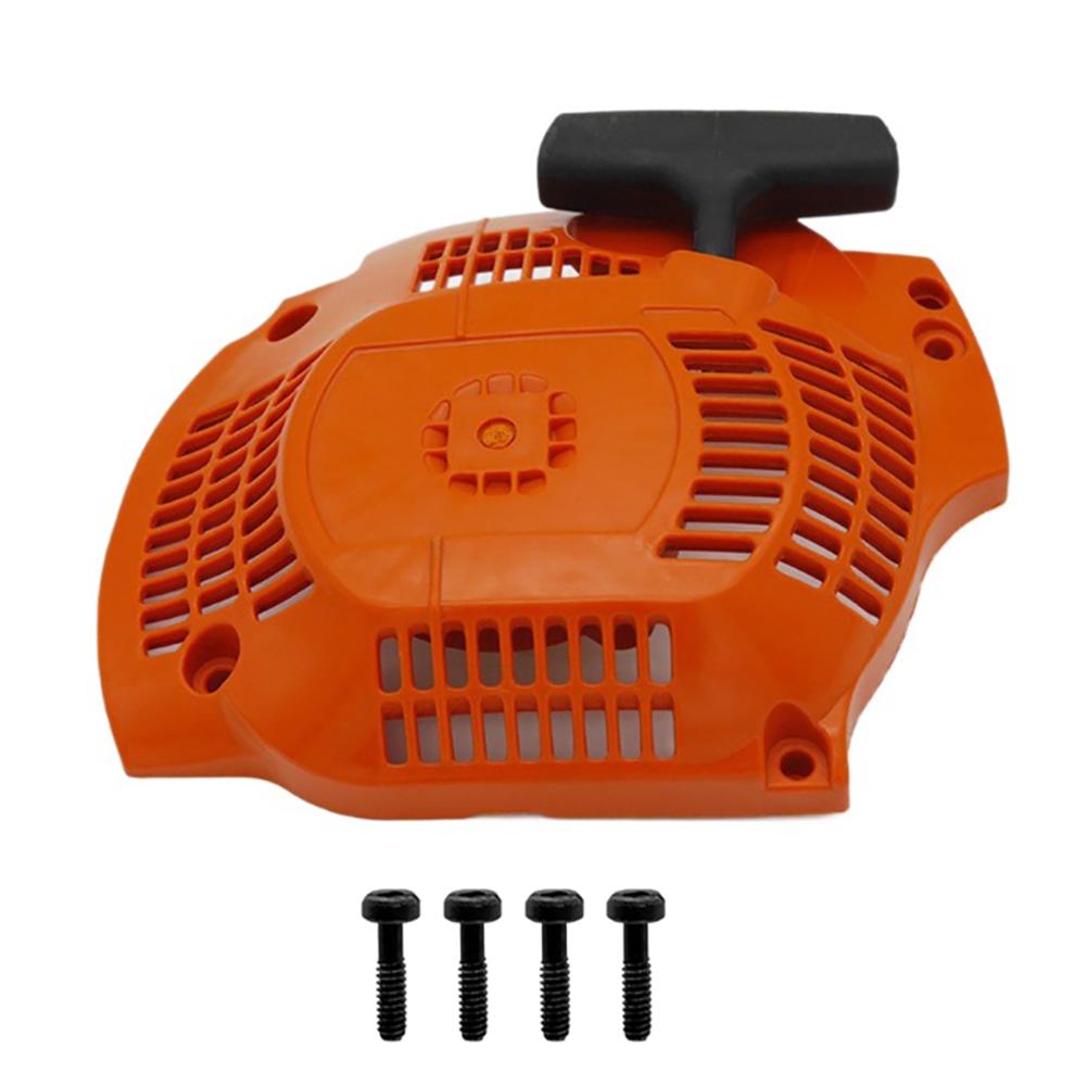 Pull Assembly Recoil Starter Drawstring Mechanism Low-noise Startup Robust Plastic Construction Plastic For 445 Chainsaw