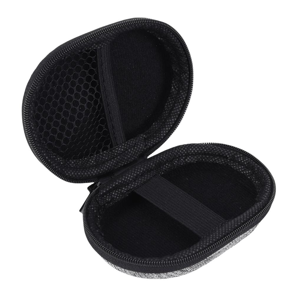 Earbuds Headphone Carrying Case with Mesh Pocket Storage Organizer Box Container Anti-scratch for Airpod Earphone/Charging Cable