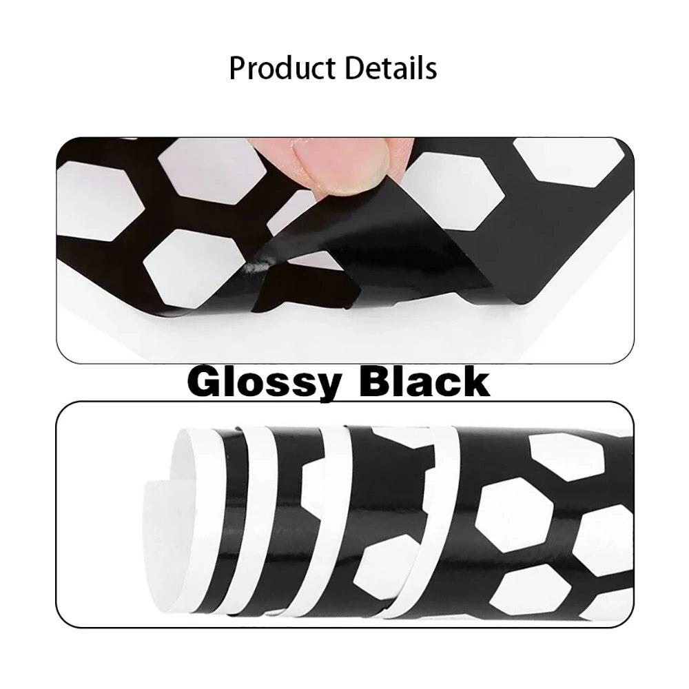 Car Tail Light Lamp Stickers 48cmx30cm Car Honeycomb Stickers Universal Auto Stylish Tail Lights Film Protector Car Accessories