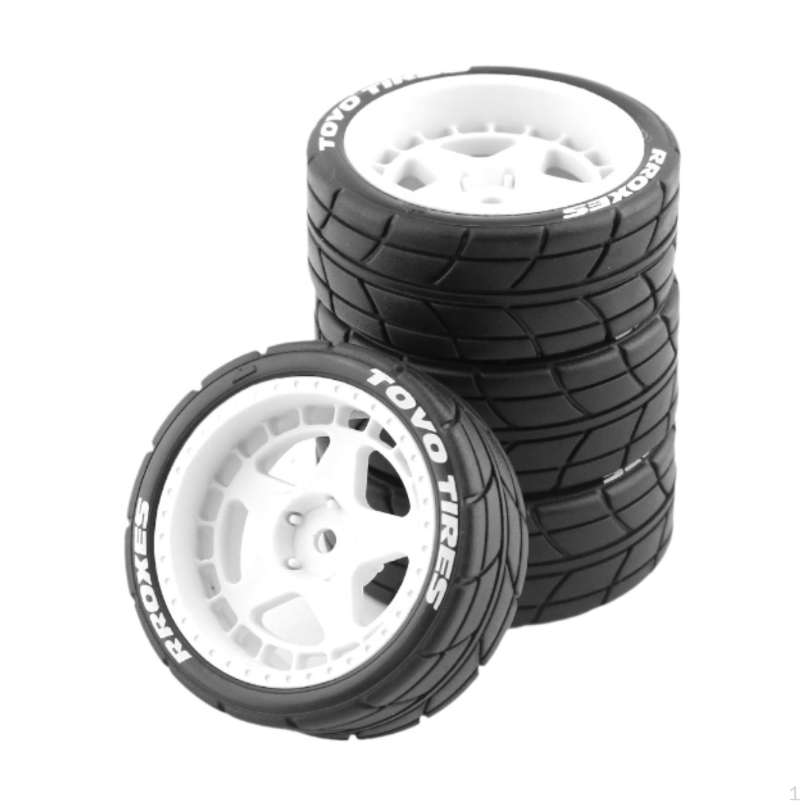 

Набір автомобільних шин на радіоуправлінні для моделей масштабу 1/10 білий