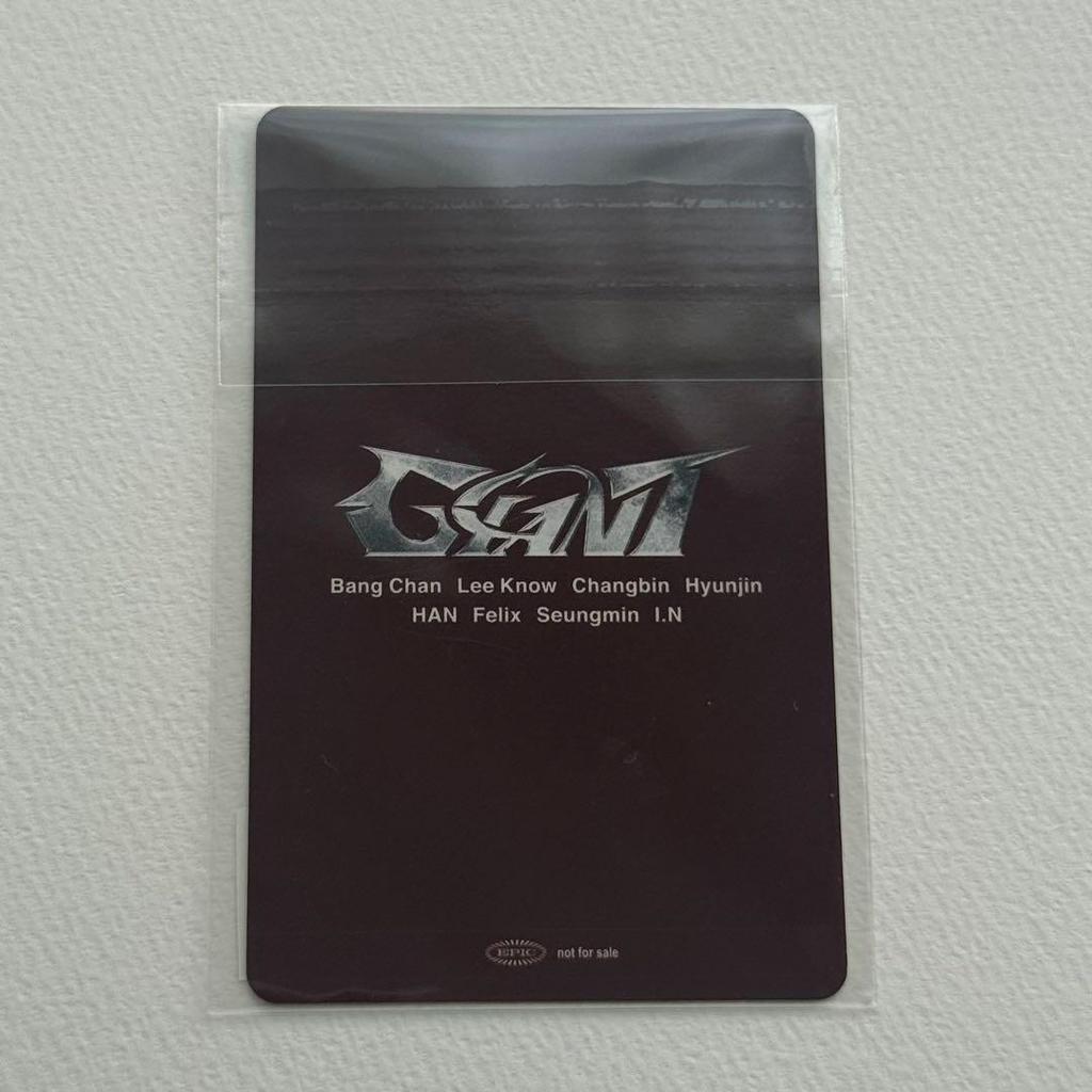 [USED] Stray Kids Sukizu Miso Rino Han Unit Card GIANT