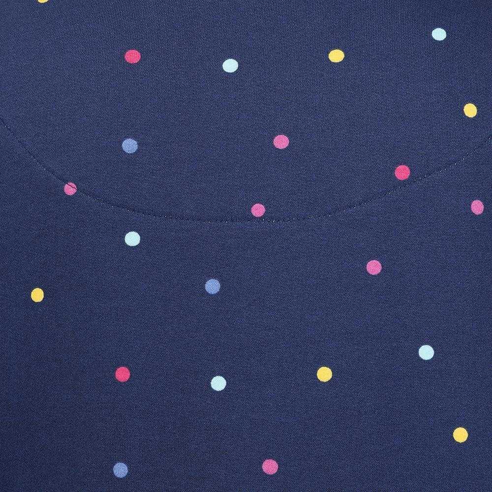 Lazy Jacks Womens/Ladies Polka Dot Sweatshirt