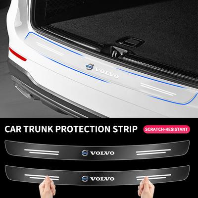 Car Transparent Rear Guard Plate Trunk Sticker For XC40 XC60 XC90 V40 V60 S60 V50 V90 S80 C40 V70 XC70 C30 C70 Rdesign