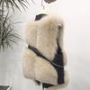 Faux Fur Winter Short Vest Jacket for Women Warm Coat