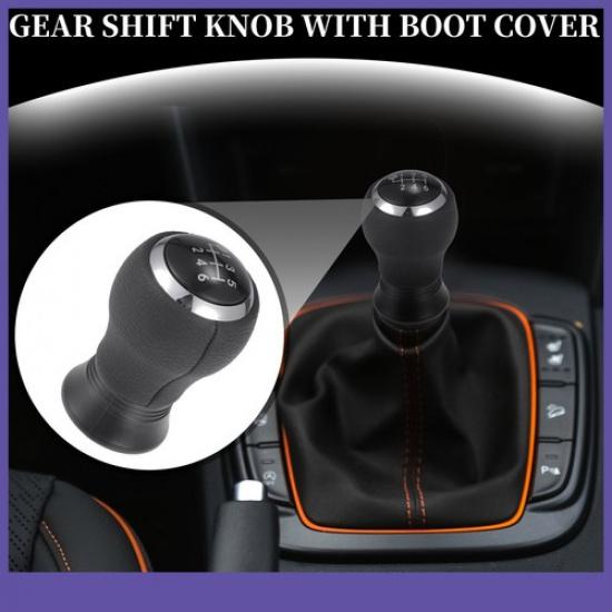 6 Speed Manual Gear Shift Knob Single  for Toyota Yaris 2005-2010 Leather