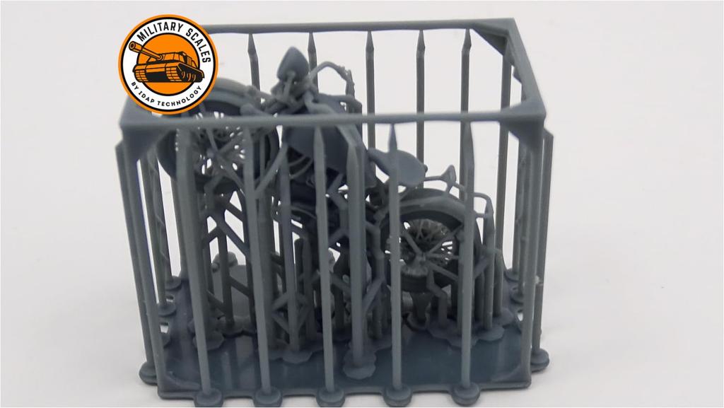 IDAP Technology Polish Sokol 1000 Military Motorcycle 3D Printer Kit PD48173 1/48