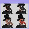 Středověká maska morového lékaře s zobákem Úžasný latexový design Pro Halloween Cosplay a Párty