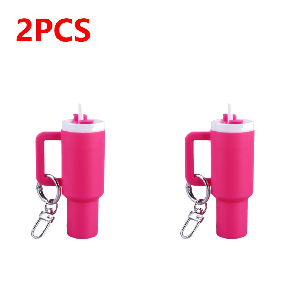 Mini Cup Keychain Mini Tumbler Keychain Cute Tumbler Key Ring Handbag Charms Key Ring Mini Keychain Pendant for Handbag Decor
