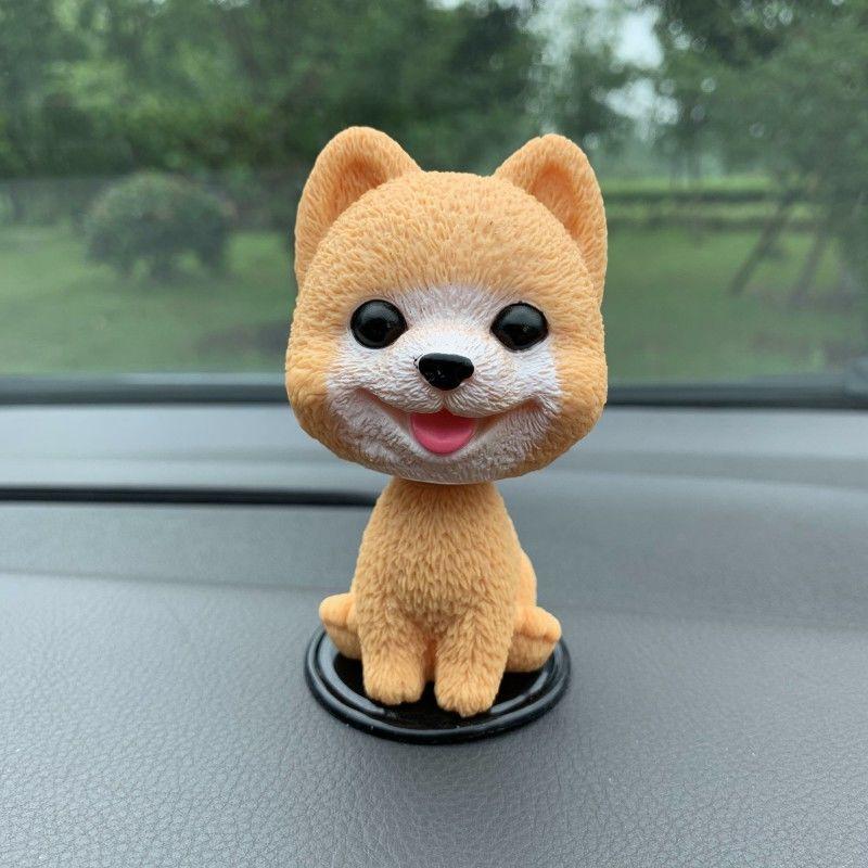 Shaking Head Dog Doll Decoration Car Center Console Decoration Creative Car Interior