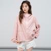 2025 Spring/Autumn Women's Hooded Petite Casual Loose Windbreaker Jacket